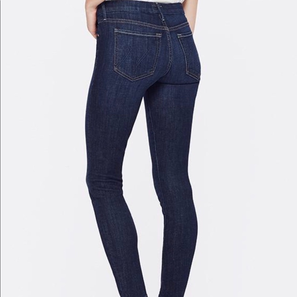 Mother “The Looker” Dark Blue Jeans